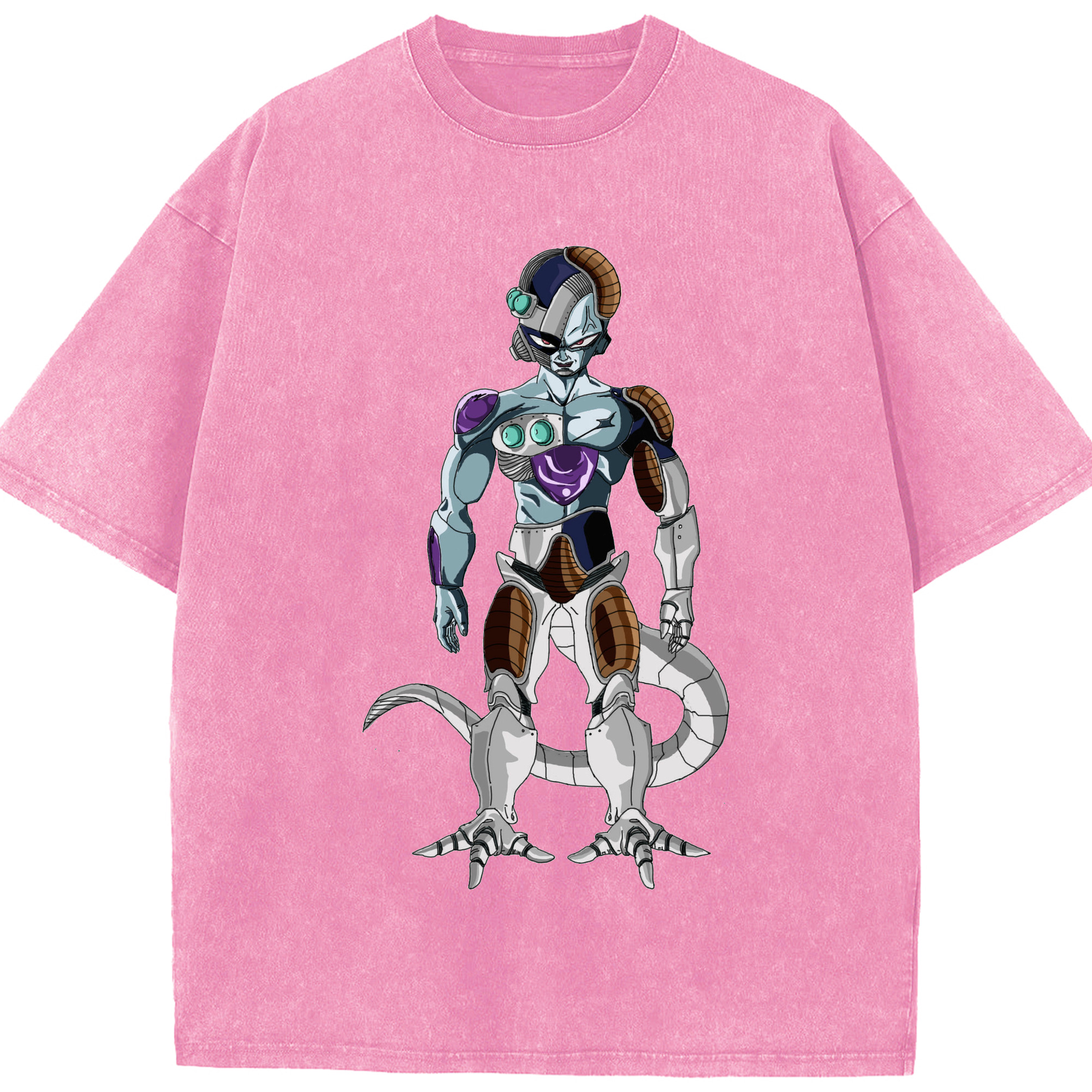 （画像用） ドラゴンボール クウラ DRAGON BALL Cooler Coora 綿100% ヴィンテージ風 半袖Tシャツ（フロントプリント）